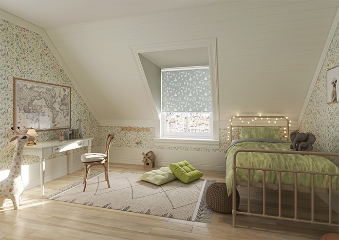 Mountain Hilltop, Mid Grey - Twist&Fit Roller Blind - Image 7